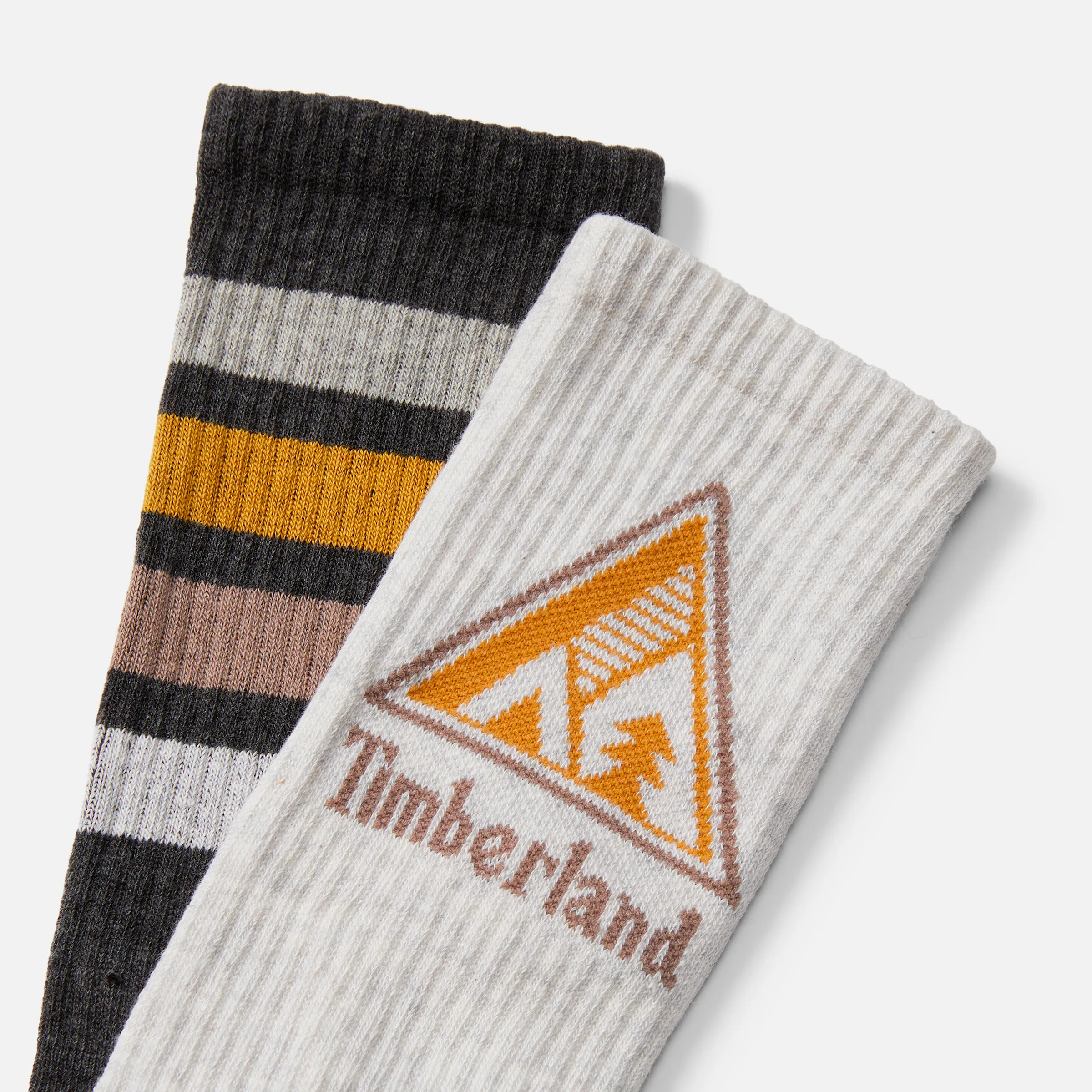 2er-Pack Quad-Streifen-Crew-Socke