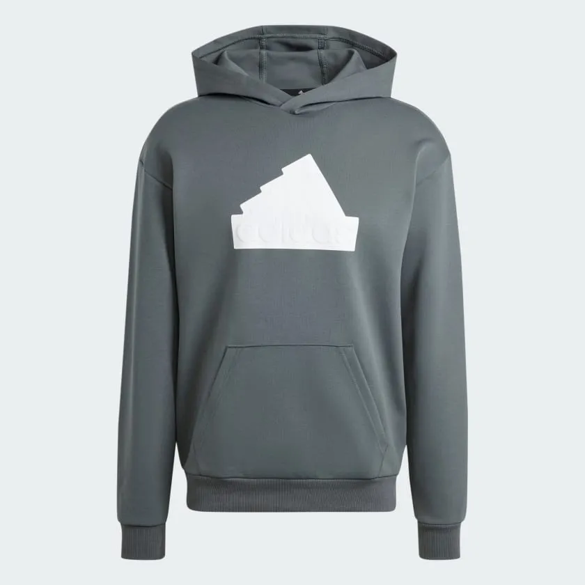 ADIDAS MÄNNER FUTURE ICONS BADGE OF SPORT EFEU/WEIß KAPUZENPULLOVER Bekleidung_Herren-Adidas
