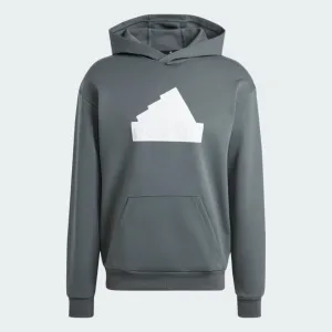 ADIDAS MÄNNER FUTURE ICONS BADGE OF SPORT EFEU/WEIß KAPUZENPULLOVER Bekleidung_Herren-Adidas
