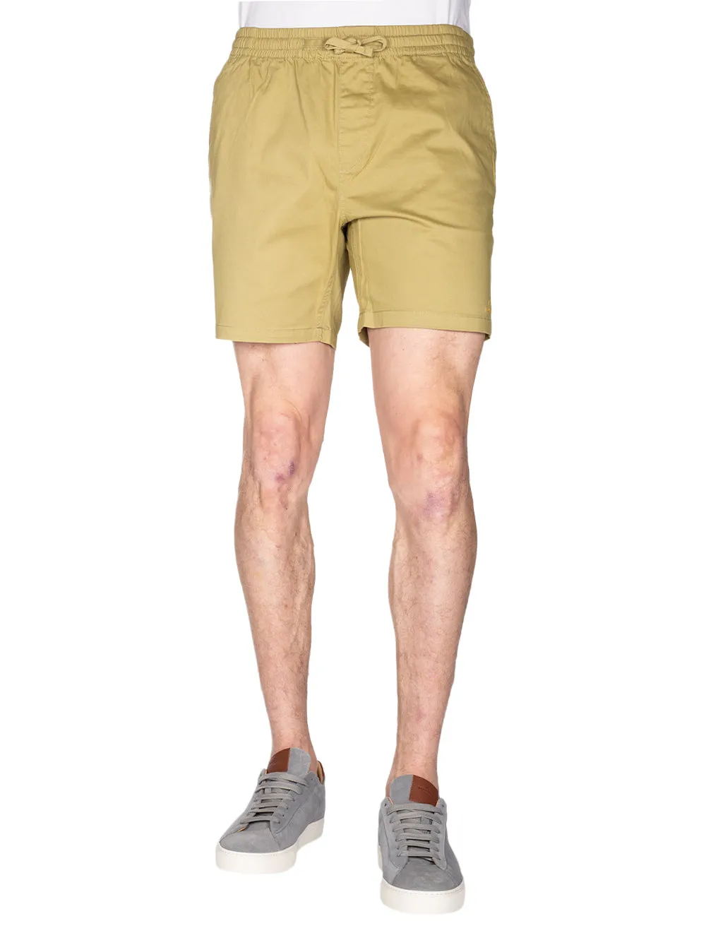 Allister Draw String Logo Shorts Zedergrün