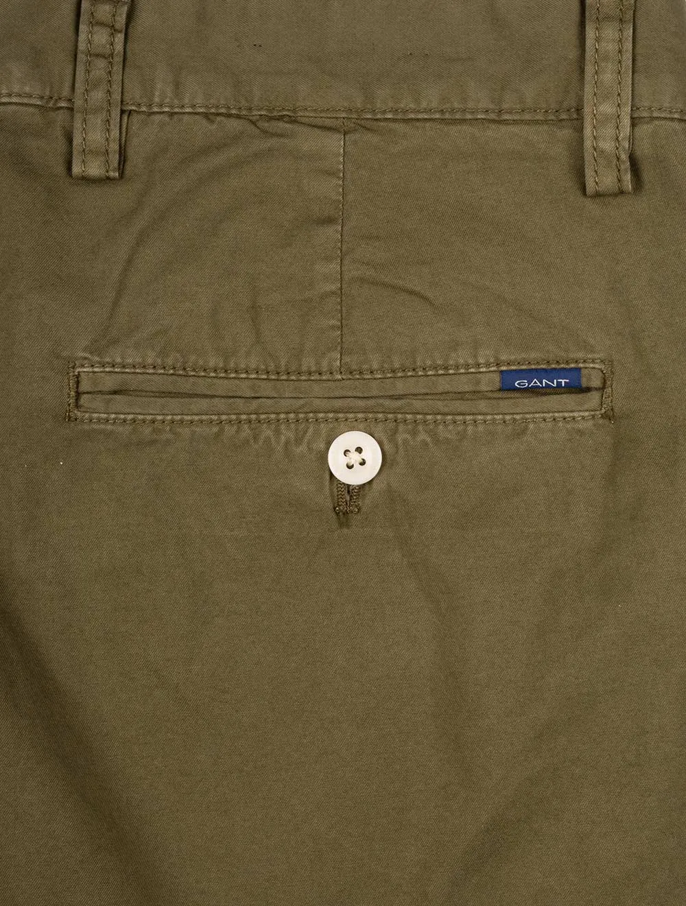 Allister Regular Fit Sonnenverblasste Shorts Racing Grün