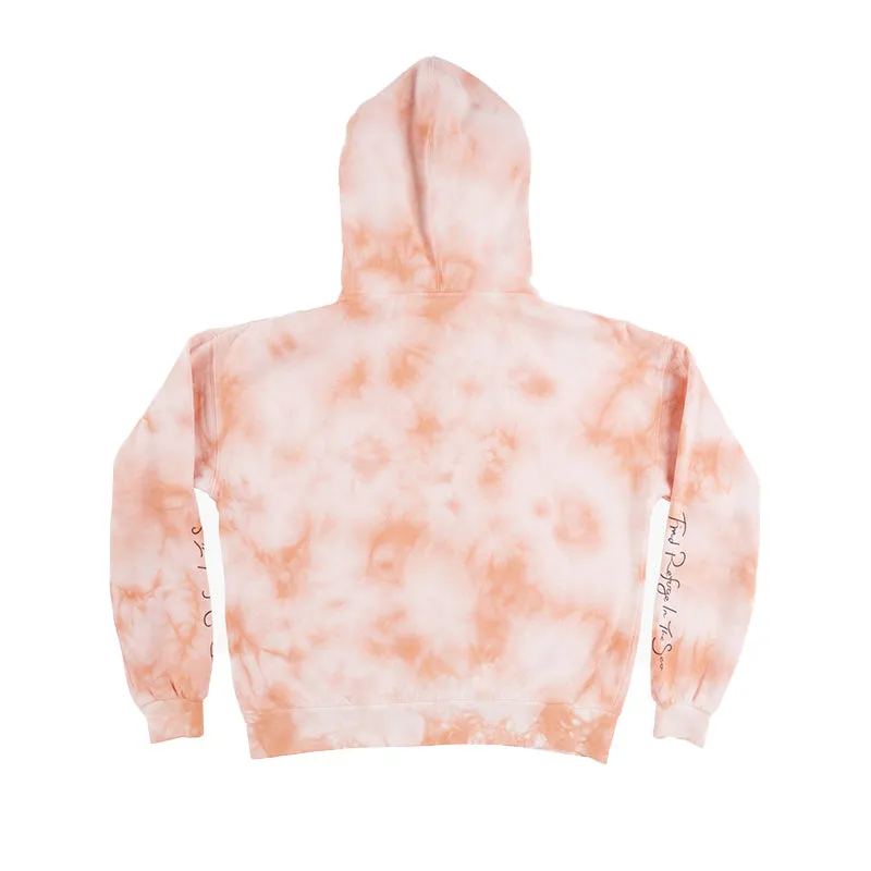 Alpha Zip Hoody - Pfirsich-Tie-Dye