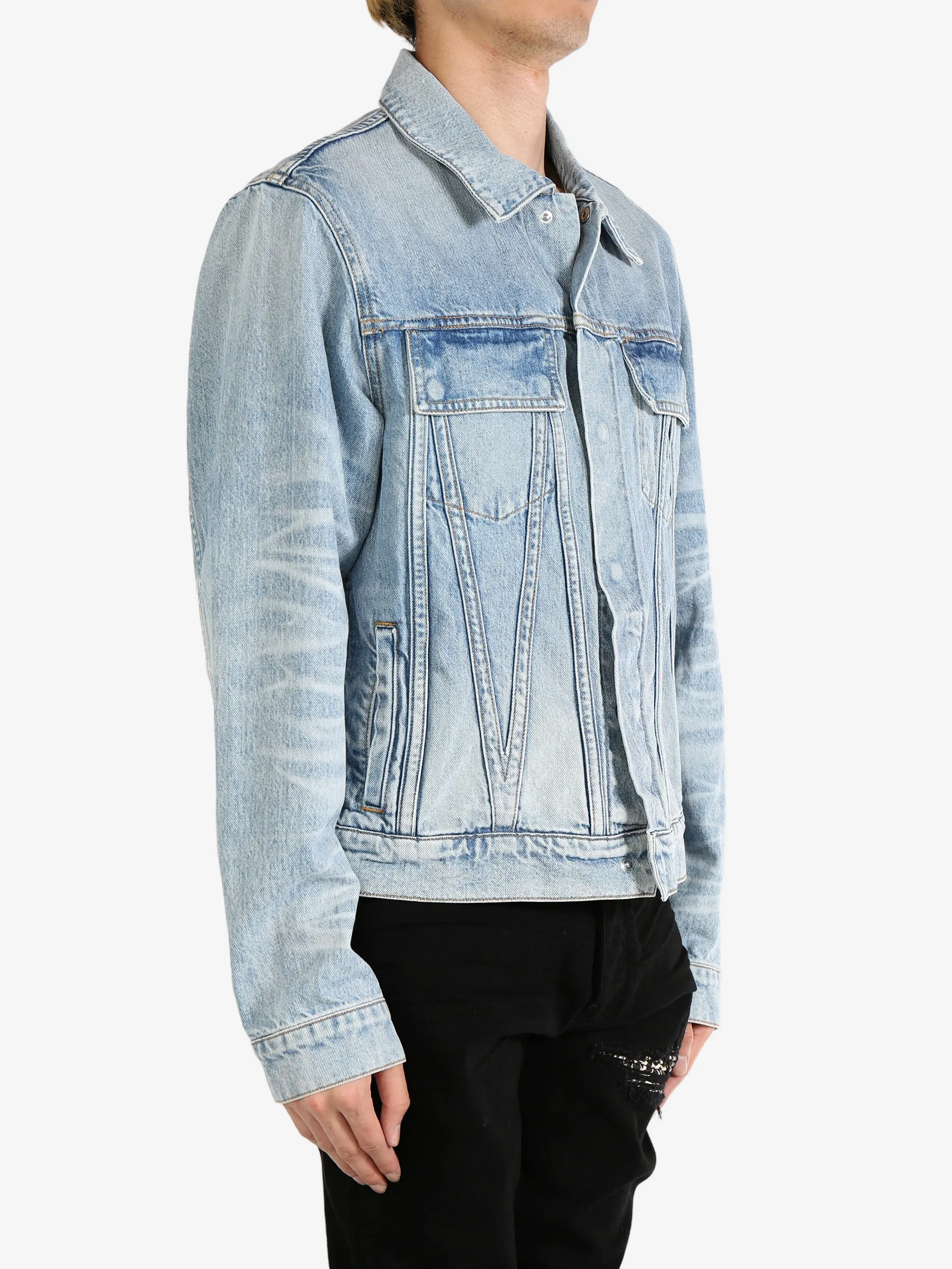 AMIRI - Japanische Selvedge Truckerjacke für Herren Bekleidung_amiri