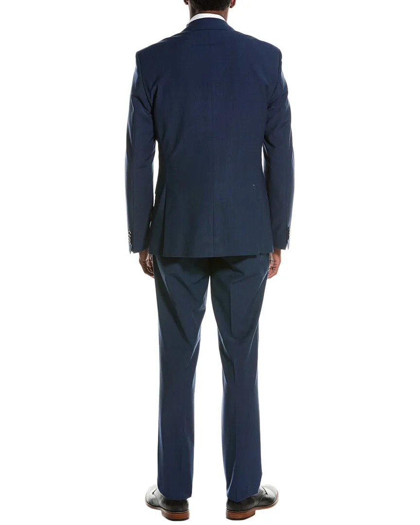 BOSS Hugo Boss 3-teiliger Slim Fit Anzug aus Wollmischgewebe