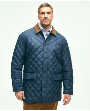 Brooks Brothers Herren Paddock Diamant Steppmantel Navy Brooks Brothers