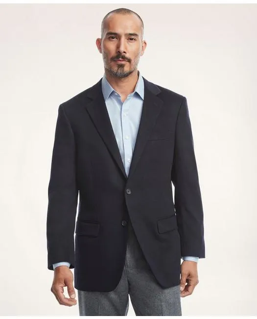 Brooks Brothers Herren Madison Traditional-Fit Kaschmir Sportjacke Marine Brooks Brothers