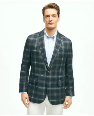 Brooks Brothers Herren Regent Classic-Fit Leinen Karo Blazer Mehrfarbig Brooks Brothers