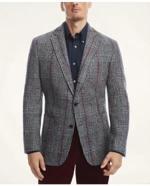 Brooks Brothers Herren Regent Regular-Fit Woll-Sportjacke Grau Brooks Brothers