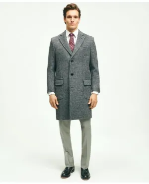 Brooks Brothers Herren Wollmischung Doppelseitiger Glencheck-Mantel Grau Brooks Brothers
