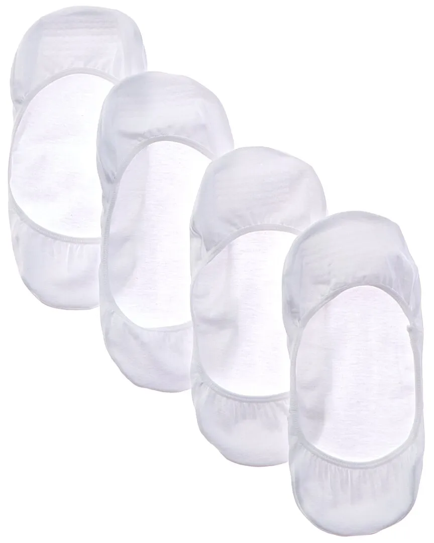 Calvin Klein 4er-Pack unsichtbare Fersenlose Socken