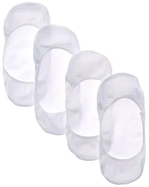 Calvin Klein 4er-Pack unsichtbare Fersenlose Socken