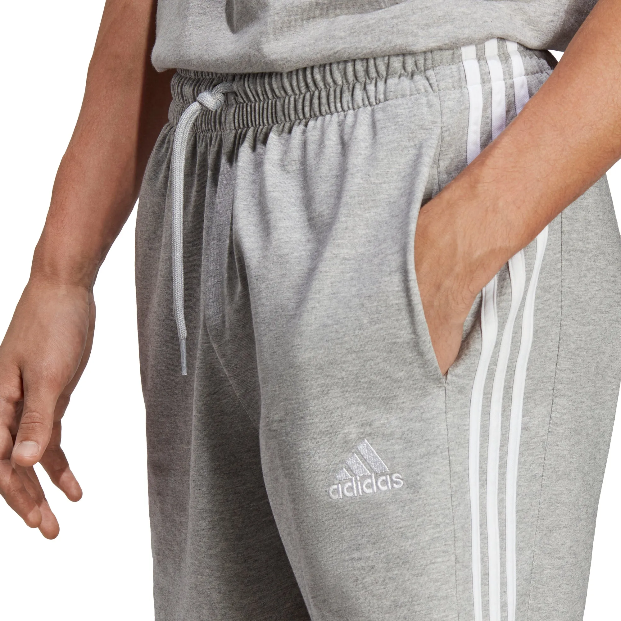 Bekleidung Adidas Herren adidas Essentials 3 Streifen Herren Shorts - Grau