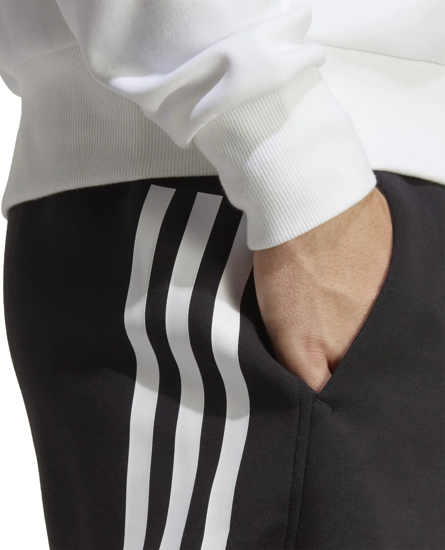 Bekleidung Adidas Herren adidas Future Icons 3 Streifen Herren Shorts - Schwarz