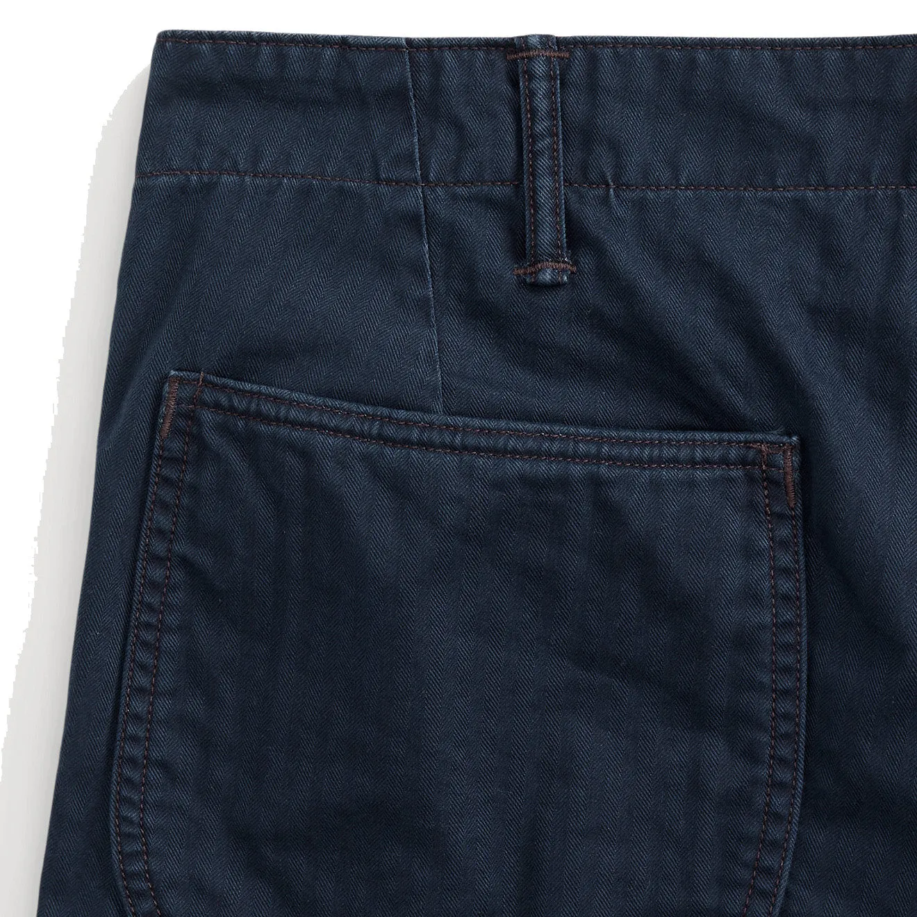 Bekleidung RRL von Ralph Lauren Herren RRL von Ralph Lauren Fischgrattwill Feldkurzhose Marineblau