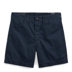 Bekleidung RRL von Ralph Lauren Herren RRL von Ralph Lauren Fischgrattwill Feldkurzhose Marineblau