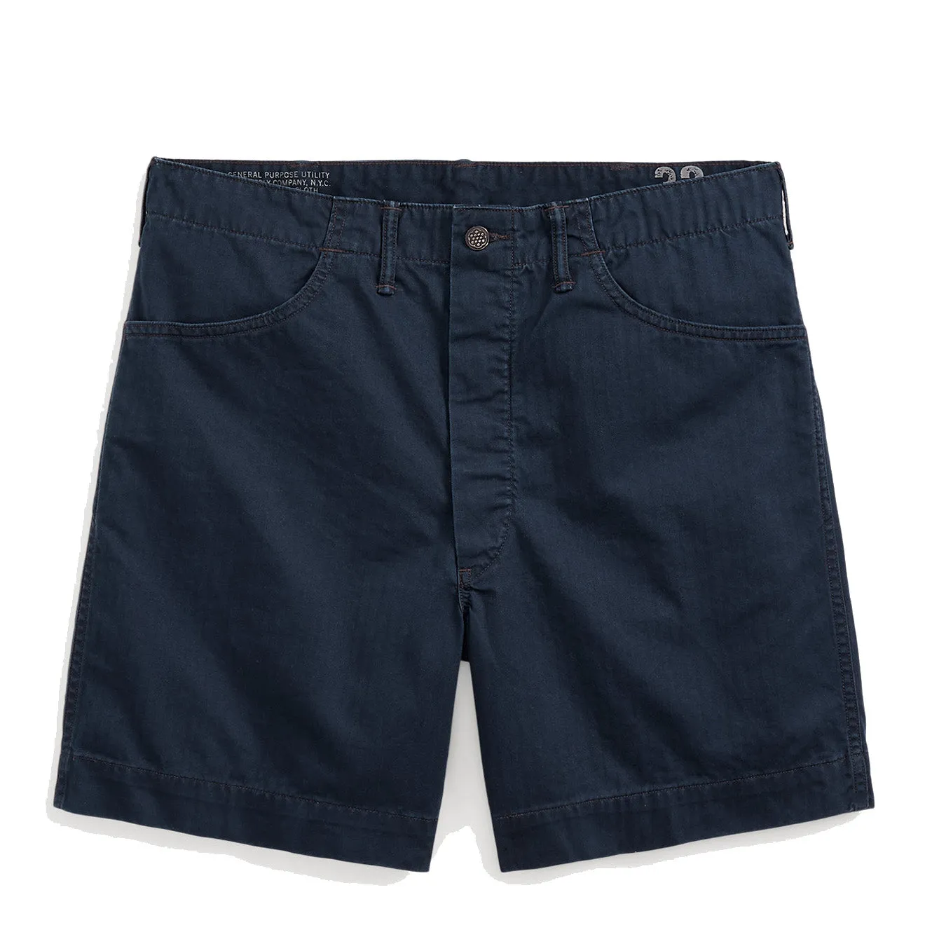 Bekleidung RRL von Ralph Lauren Herren RRL von Ralph Lauren Fischgrattwill Feldkurzhose Marineblau