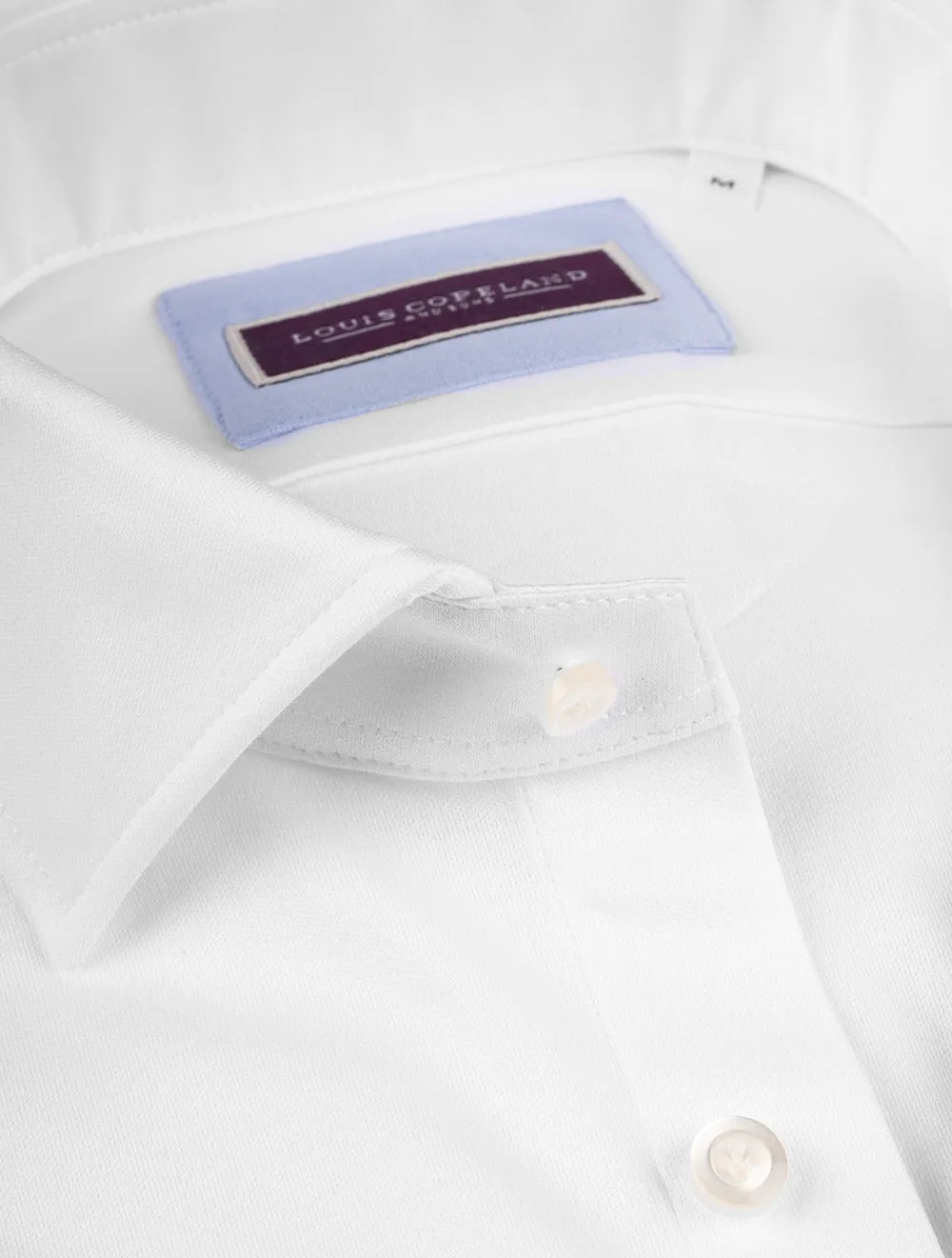 Baumwoll-Jersey-Shirt Weiß