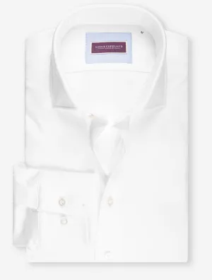 Baumwoll-Jersey-Shirt Weiß