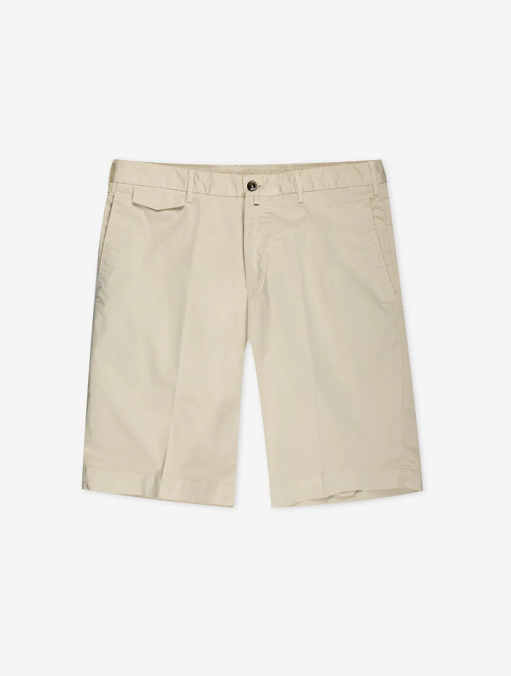 Baumwoll-Shorts Beige