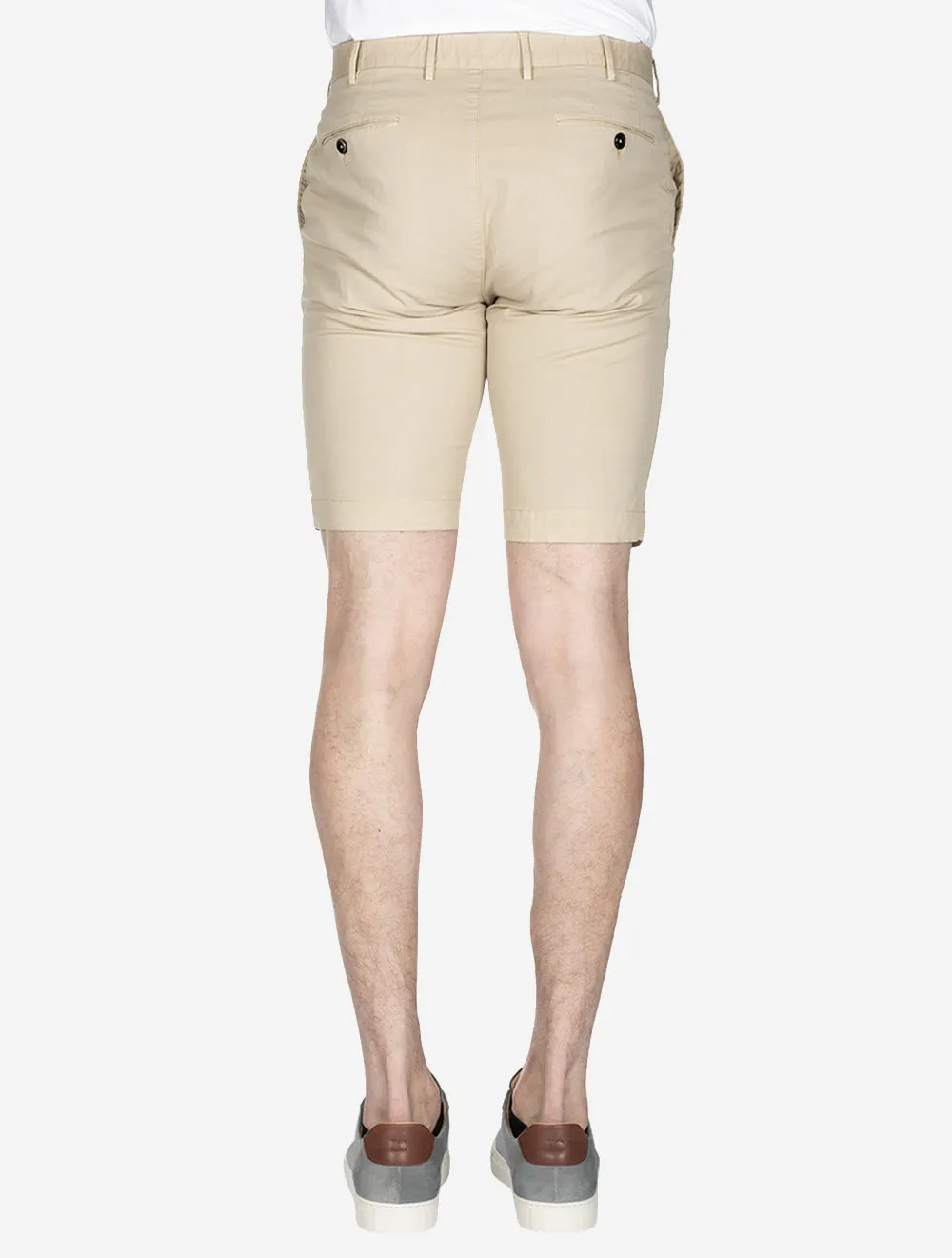 Baumwoll-Shorts Beige