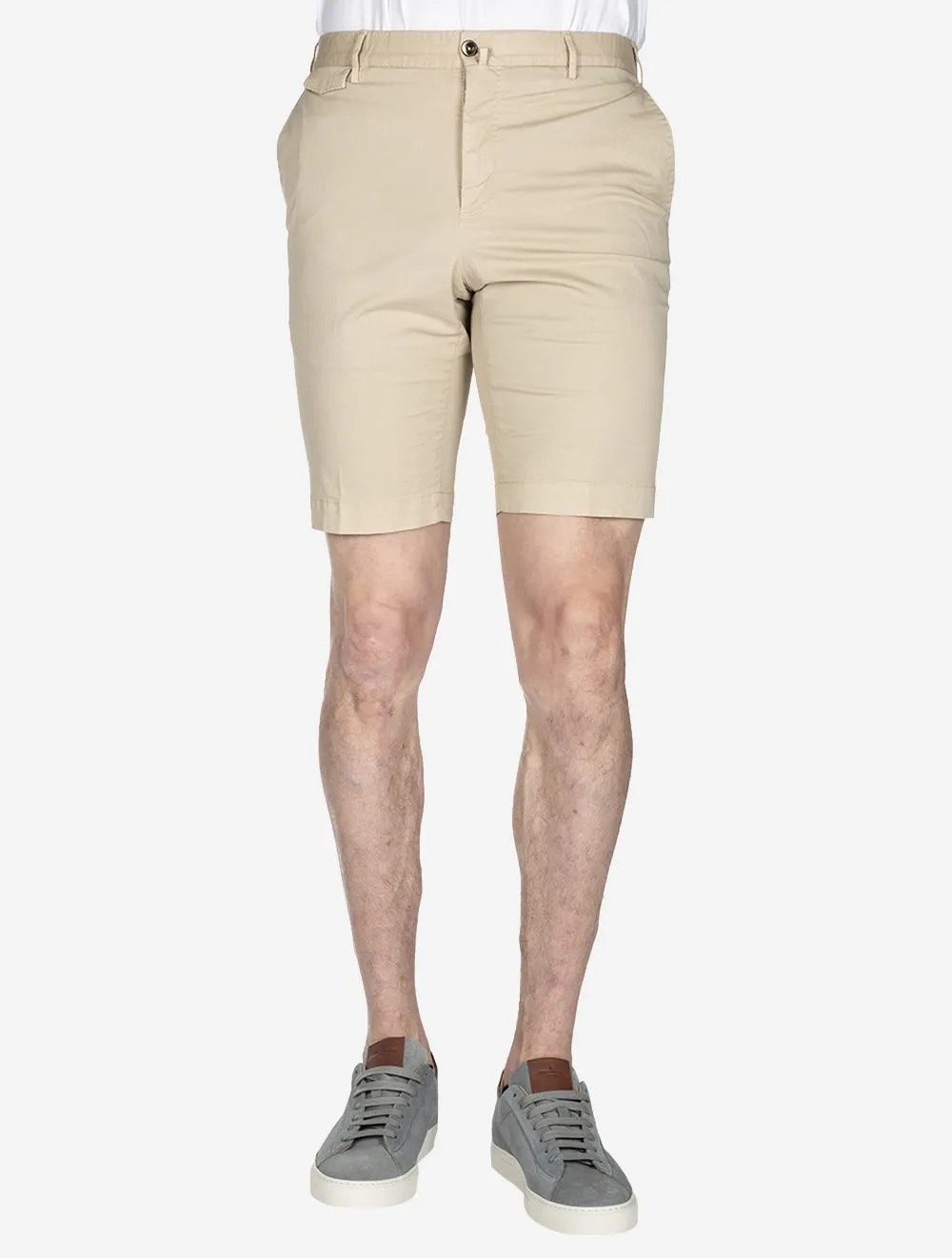 Baumwoll-Shorts Beige