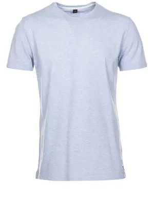Dean Piqué T-Shirt Hellblau Melange