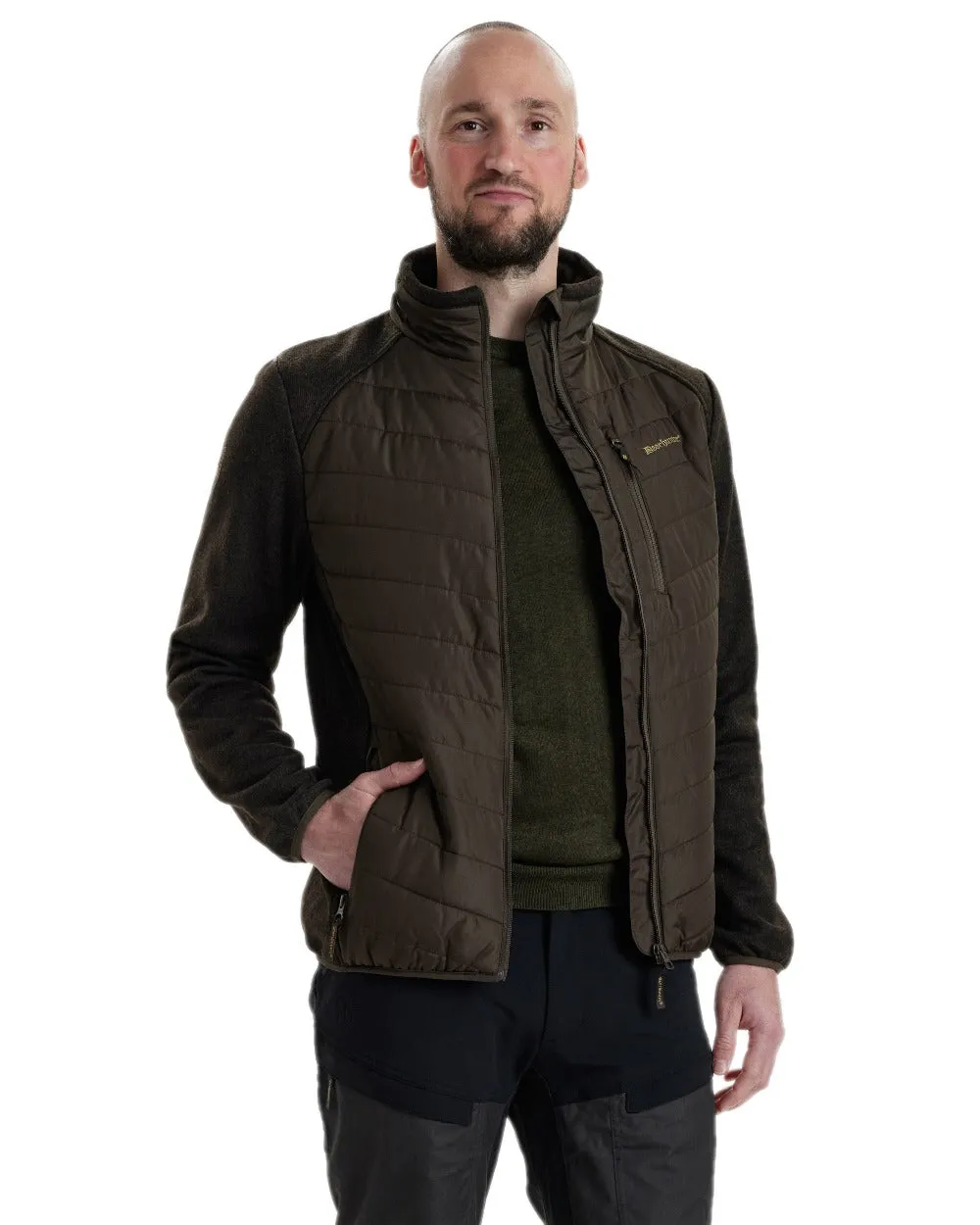 Deerhunter Moor Steppjacke mit Strickärmeln Deerhunter