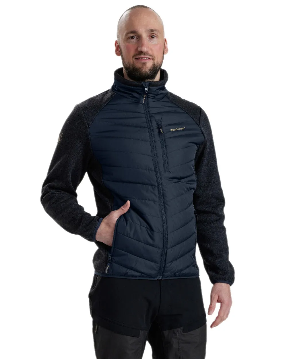 Deerhunter Moor Steppjacke mit Strickärmeln Deerhunter
