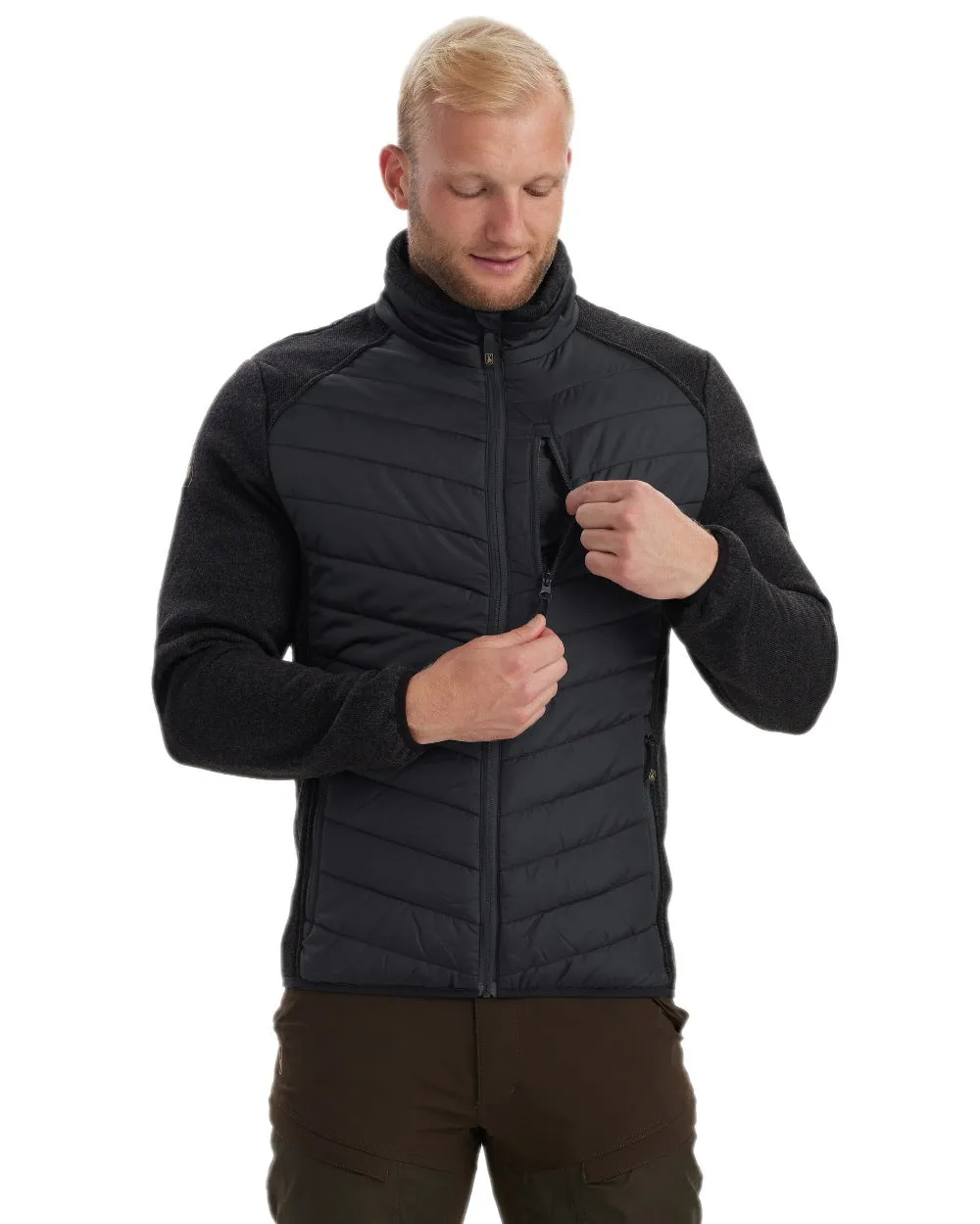 Deerhunter Moor Steppjacke mit Strickärmeln Deerhunter