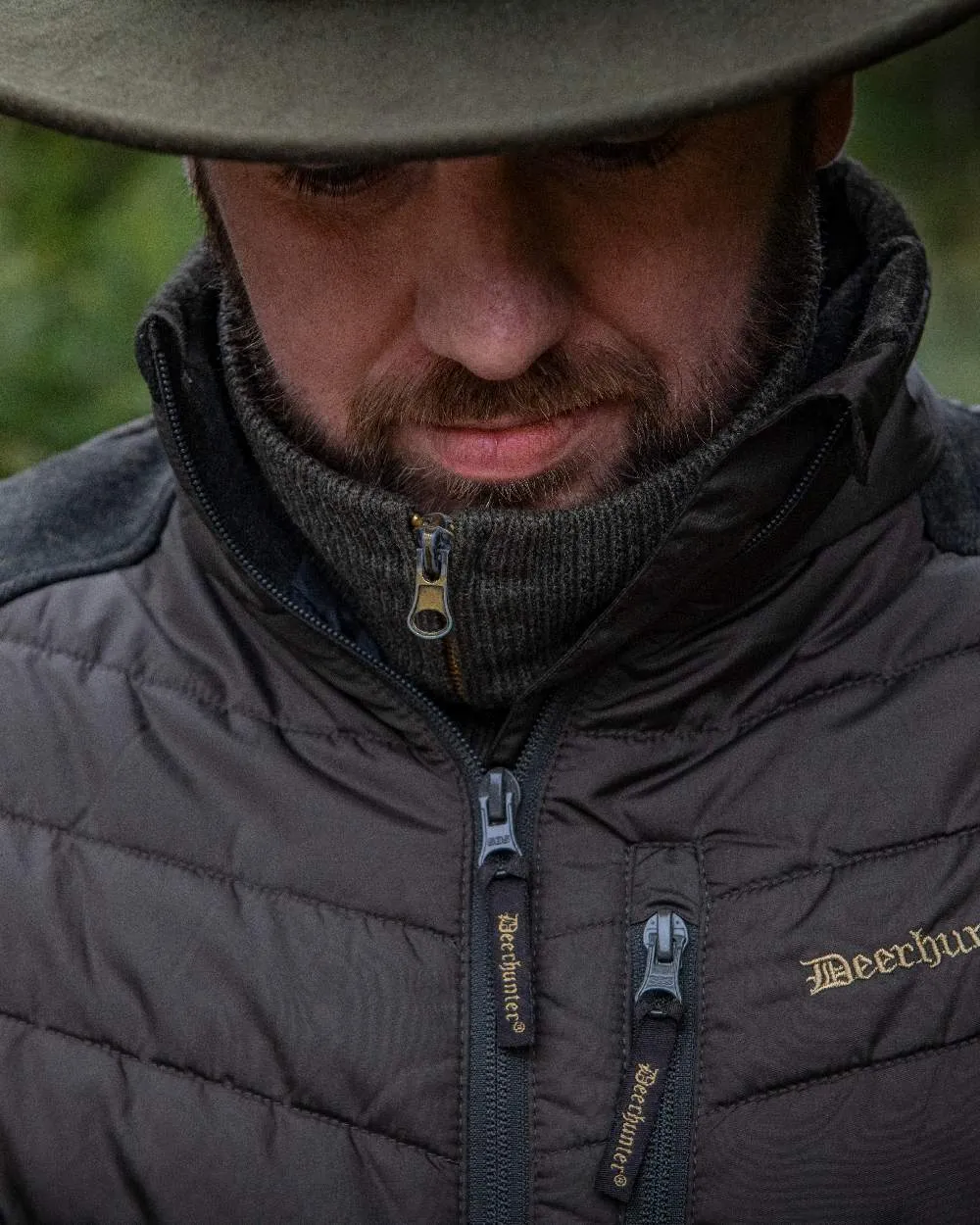 Deerhunter Moor Steppjacke mit Strickärmeln Deerhunter