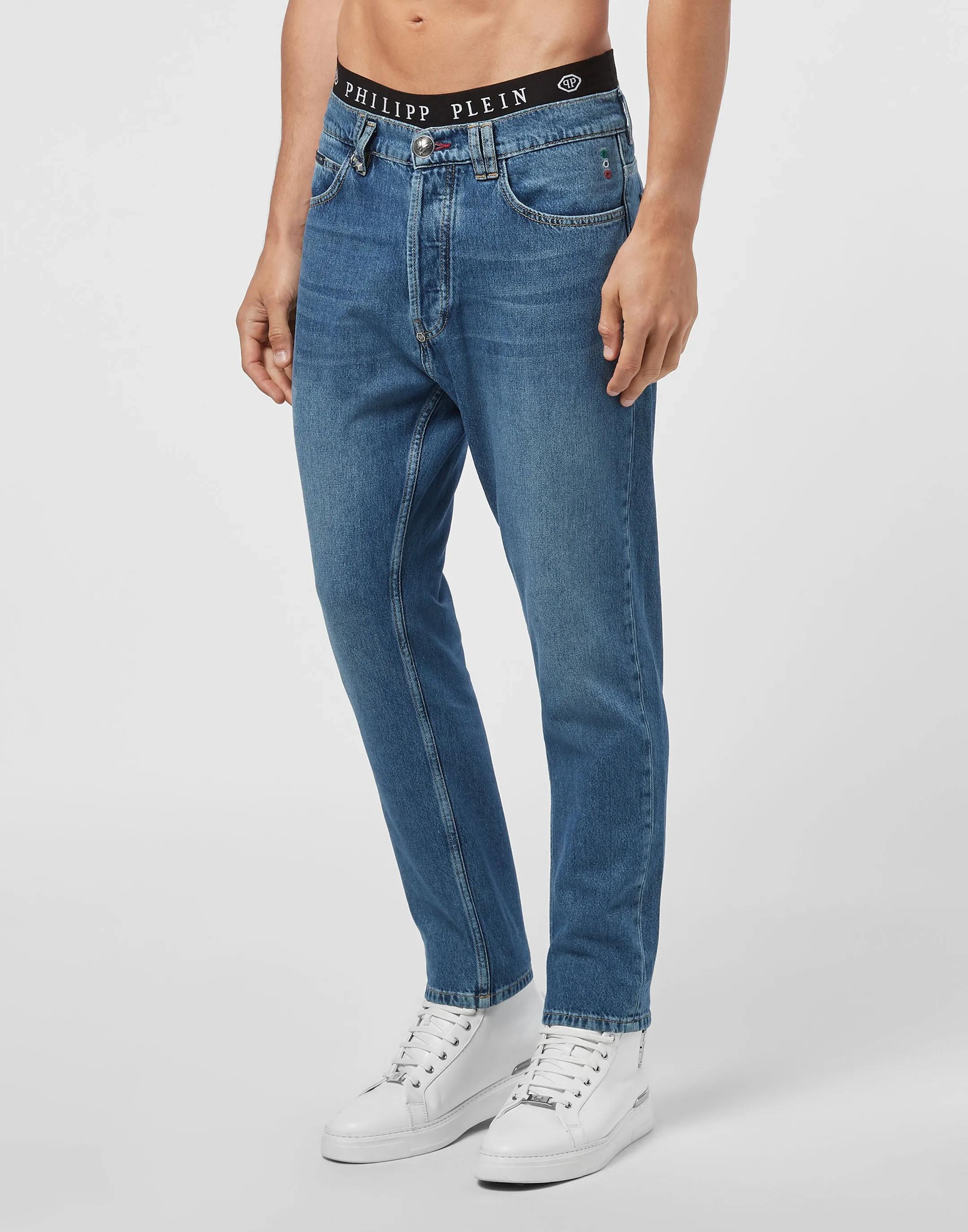 Denim-Hose Carrot Fit Iconic Plein