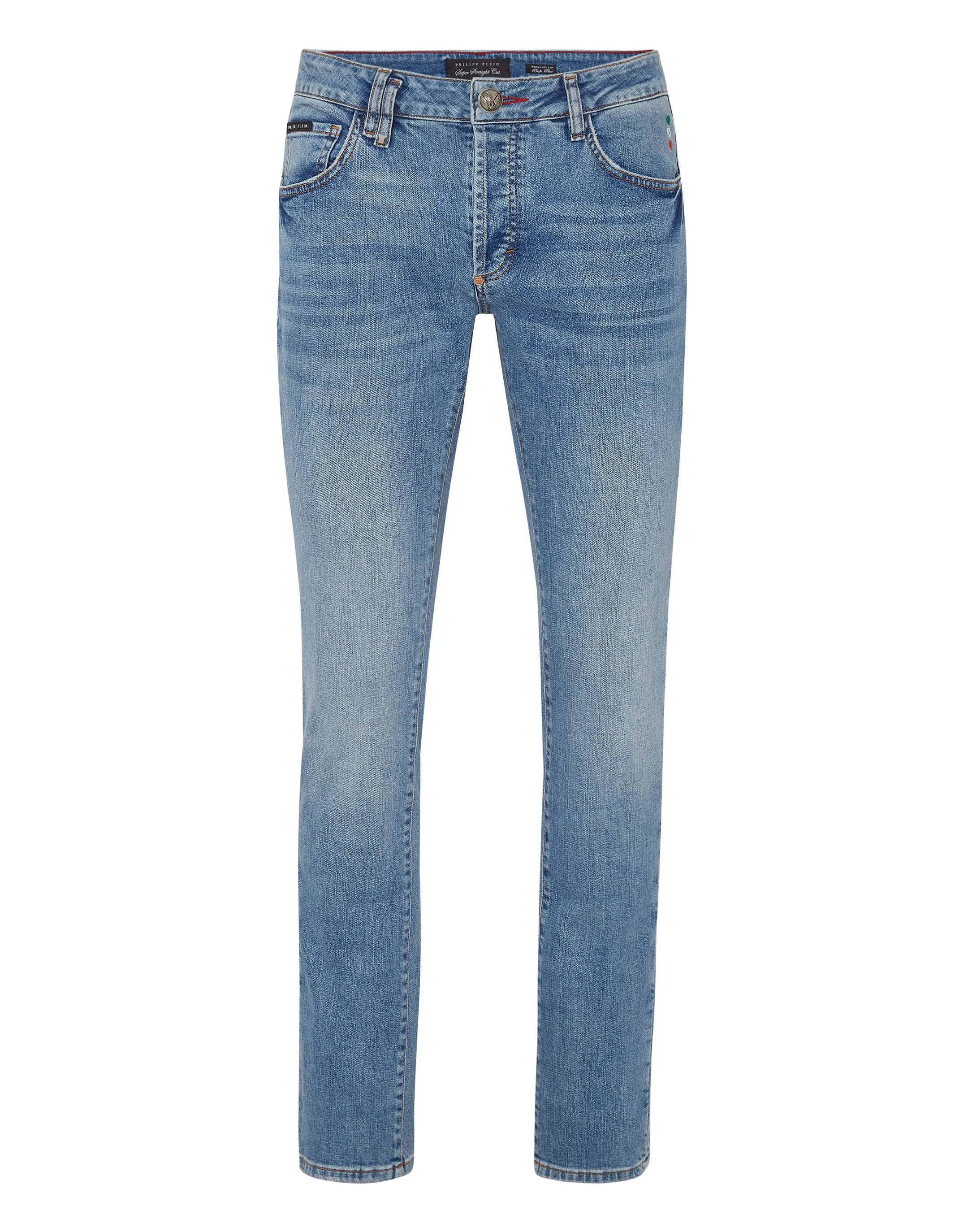 Denim-Hose Super Straight Cut Iconic Plein