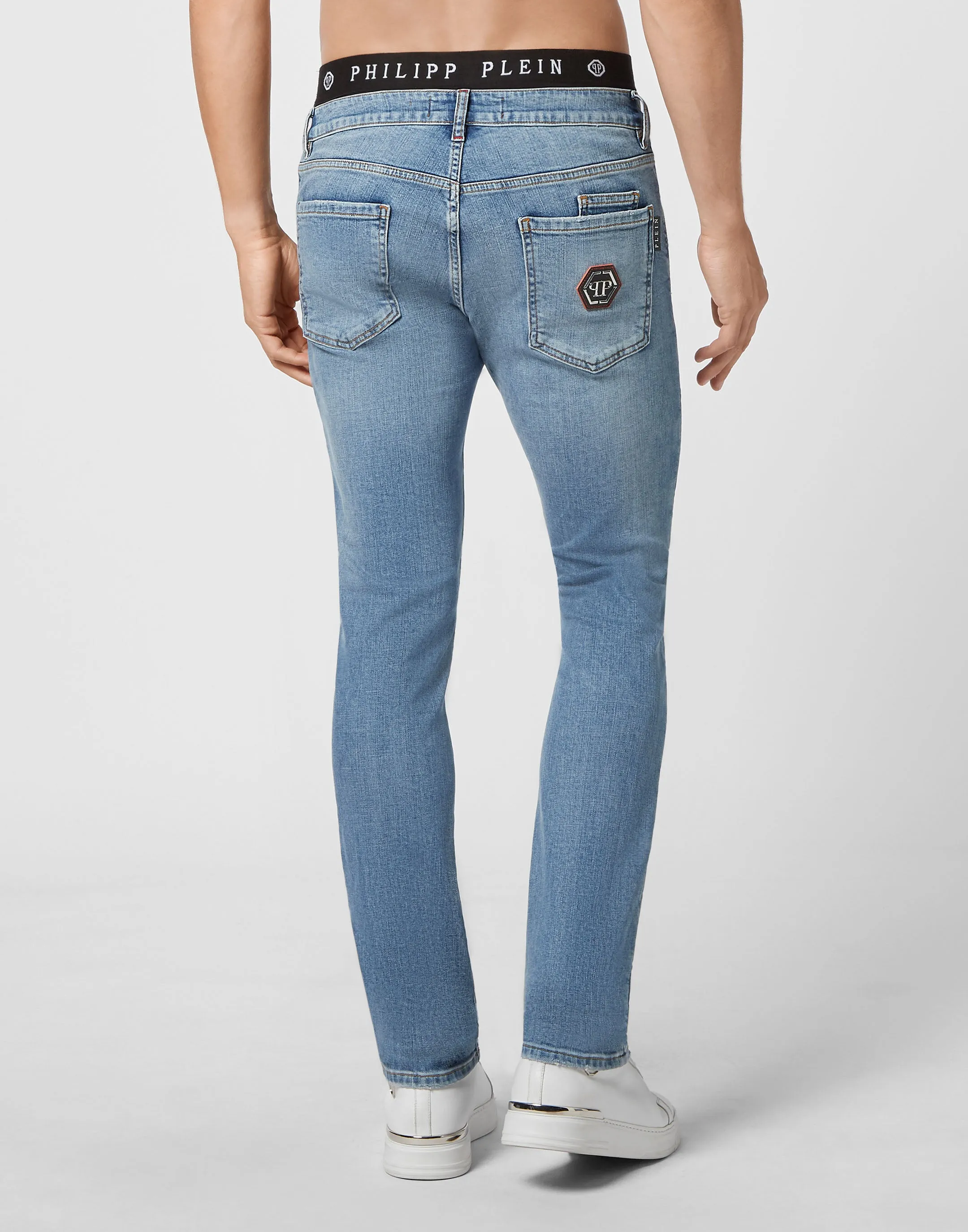 Denim-Hose Super Straight Cut Iconic Plein