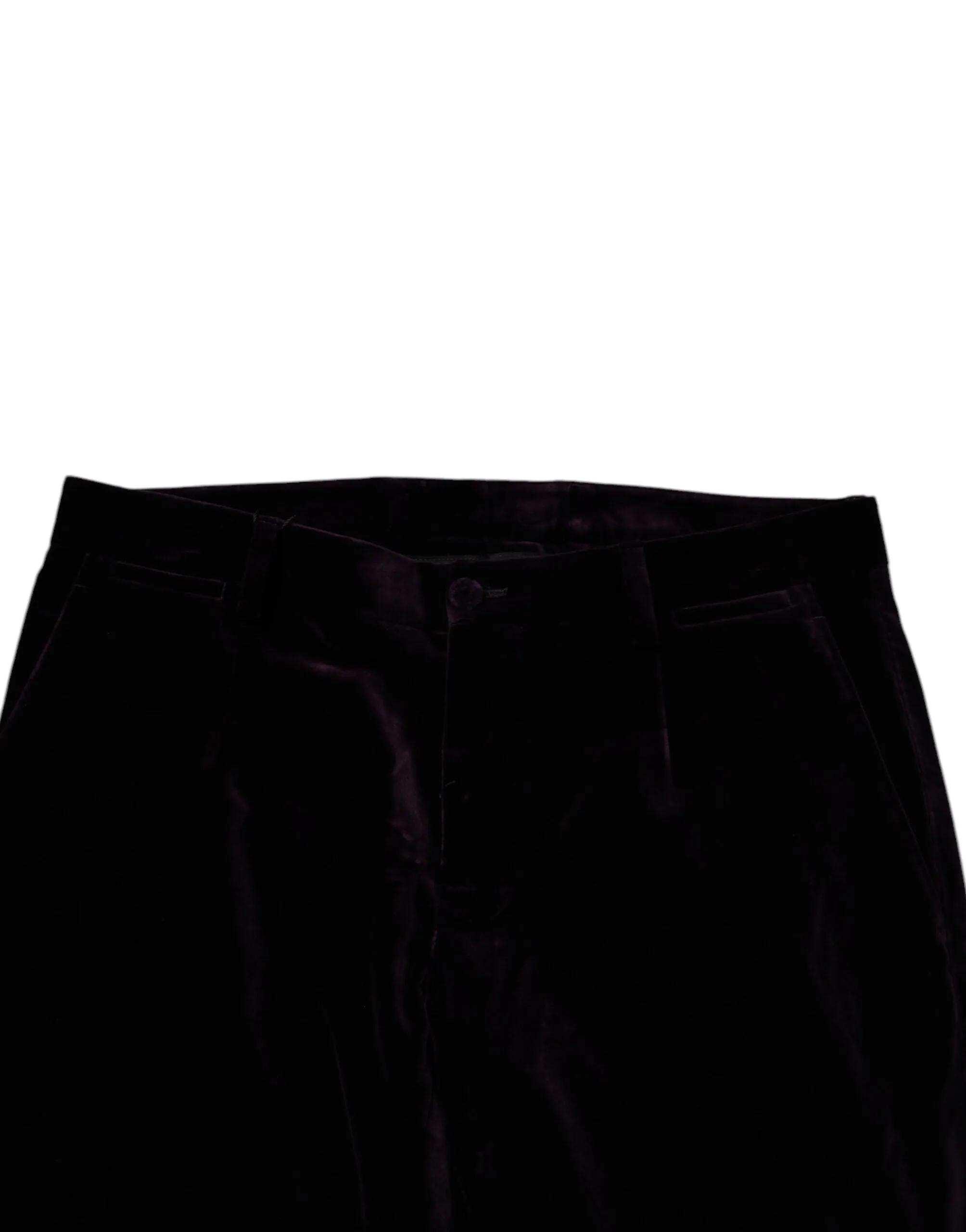 Dolce & Gabbana Velvet Cotton Herrenanzug formelle Herrenhose