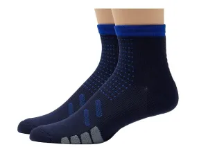 Eurosock Bike Viertel Kompressionssocken Unisex Klein Marine Stretch 2er-Pack VSQ140