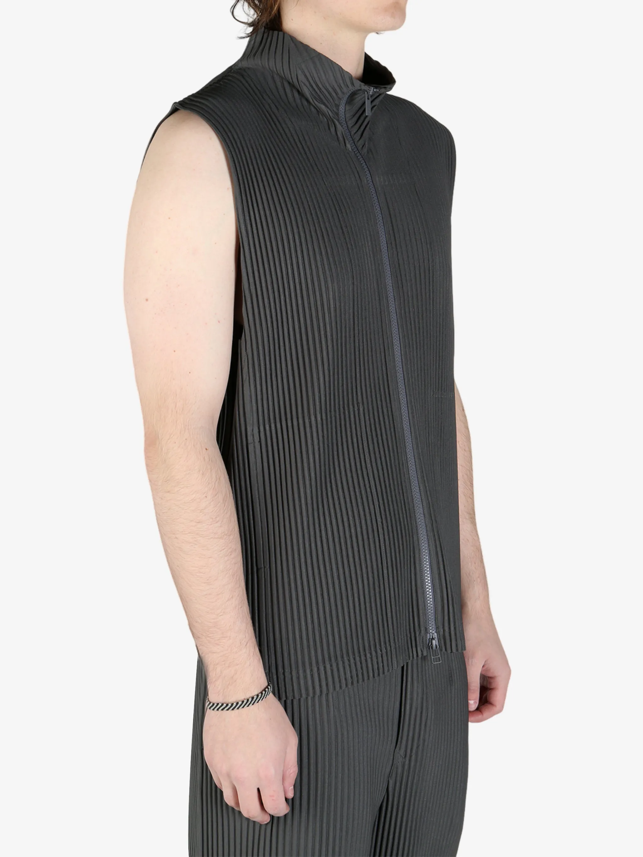 HOMME PLISSE ISSEY MIYAKE - Herren Mc März Weste Kleidung_homme-plisse-iss