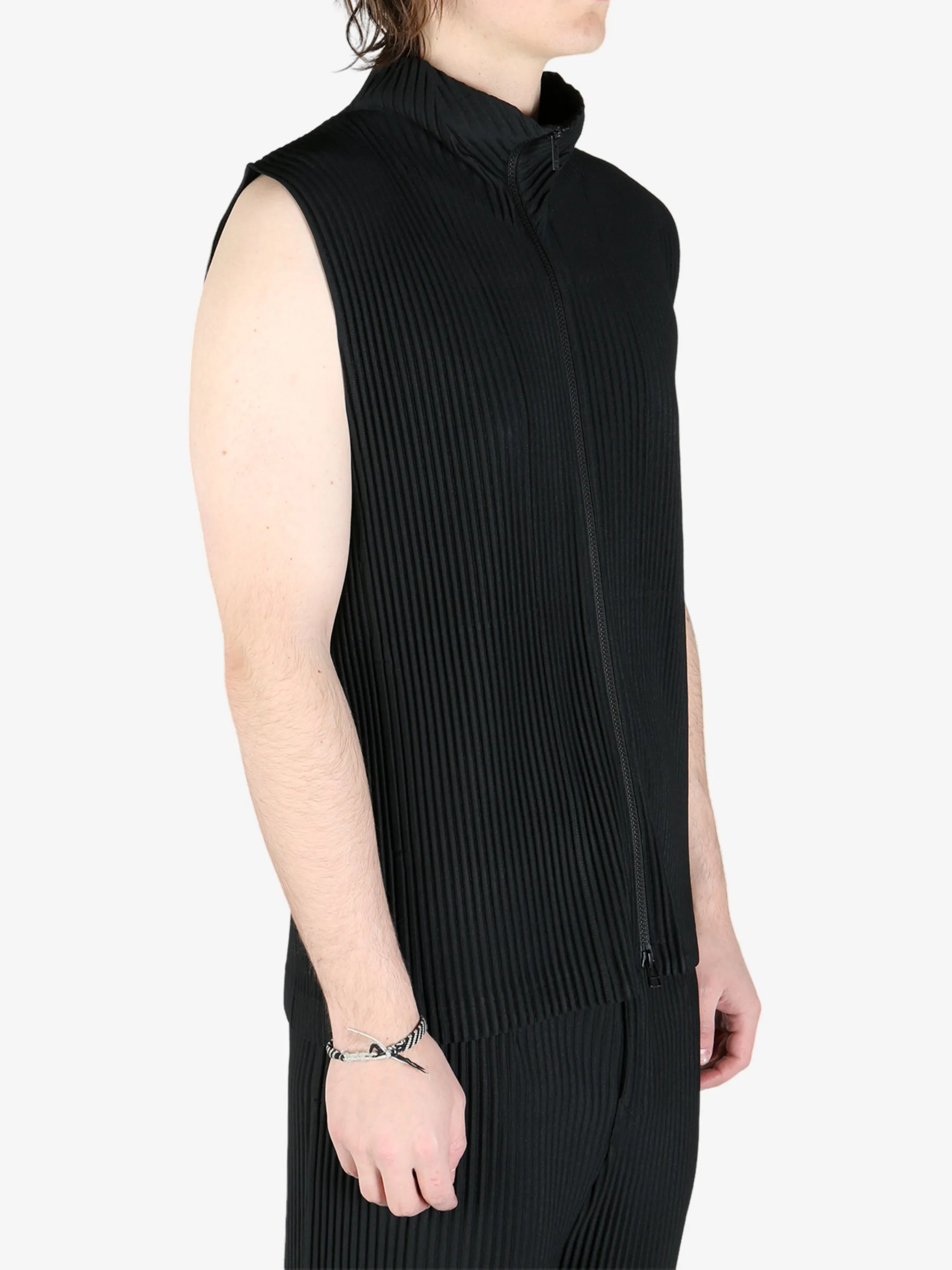 HOMME PLISSE ISSEY MIYAKE - Herren Mc März Weste Kleidung_homme-plisse-iss