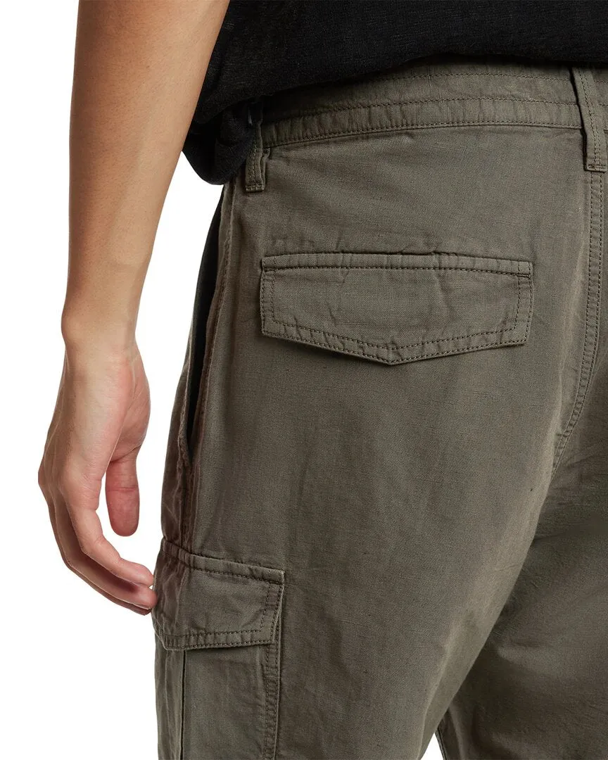 John Varvatos Craig Cargo Hose aus Leinen-Mix