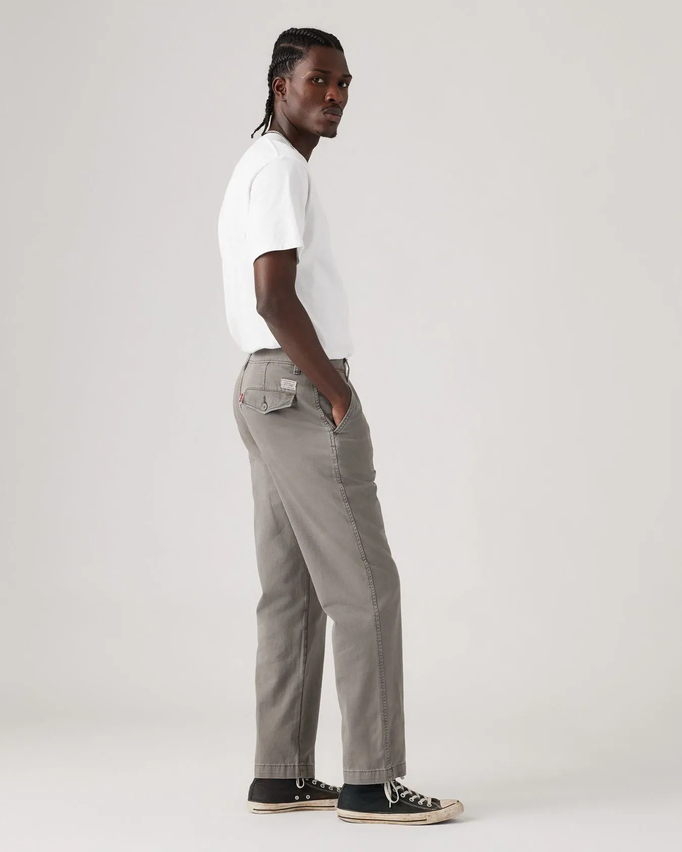 Levi's® XX Chino Authentic Straight Herren Chinos - Zinn Grau Weich GD