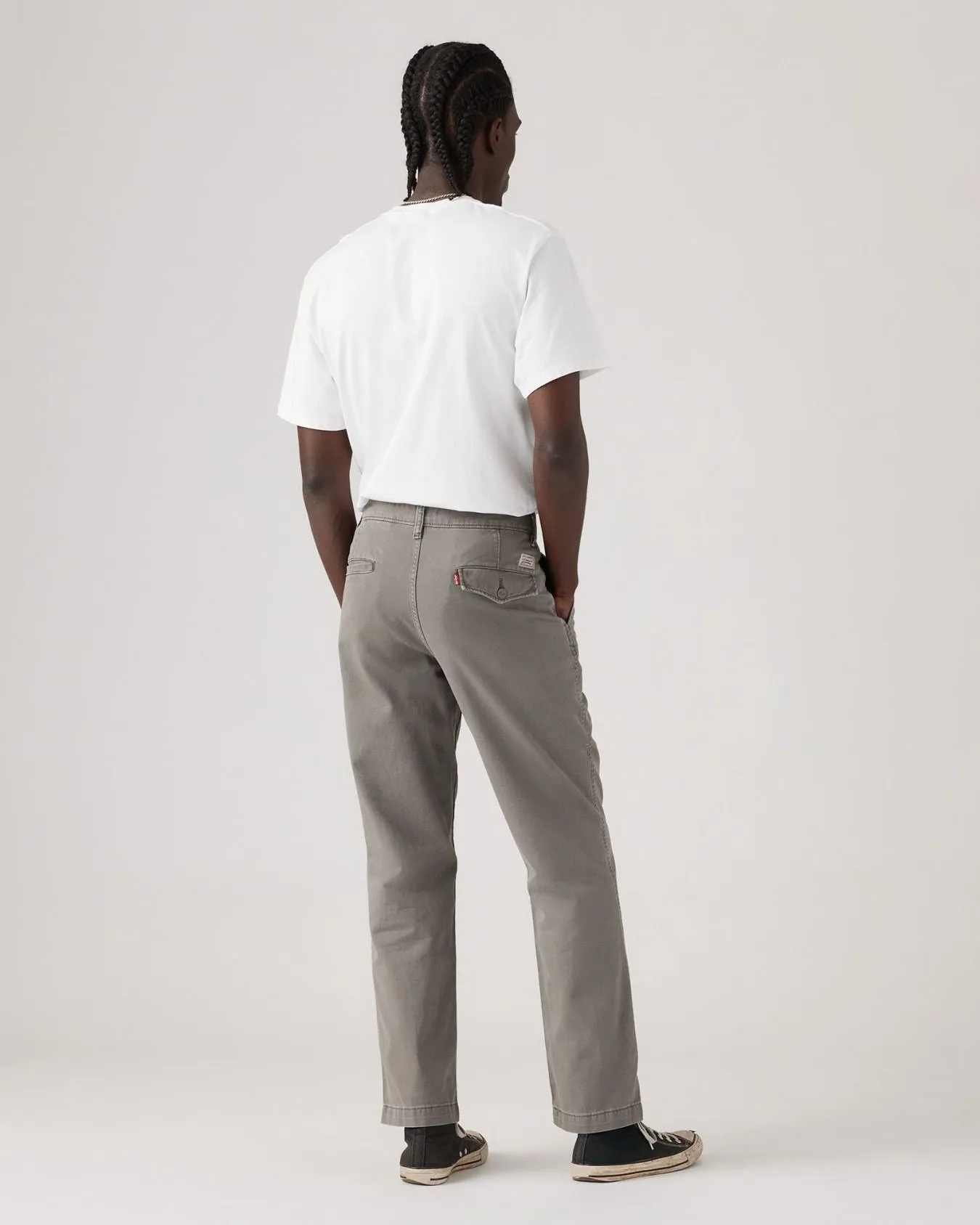 Levi's® XX Chino Authentic Straight Herren Chinos - Zinn Grau Weich GD