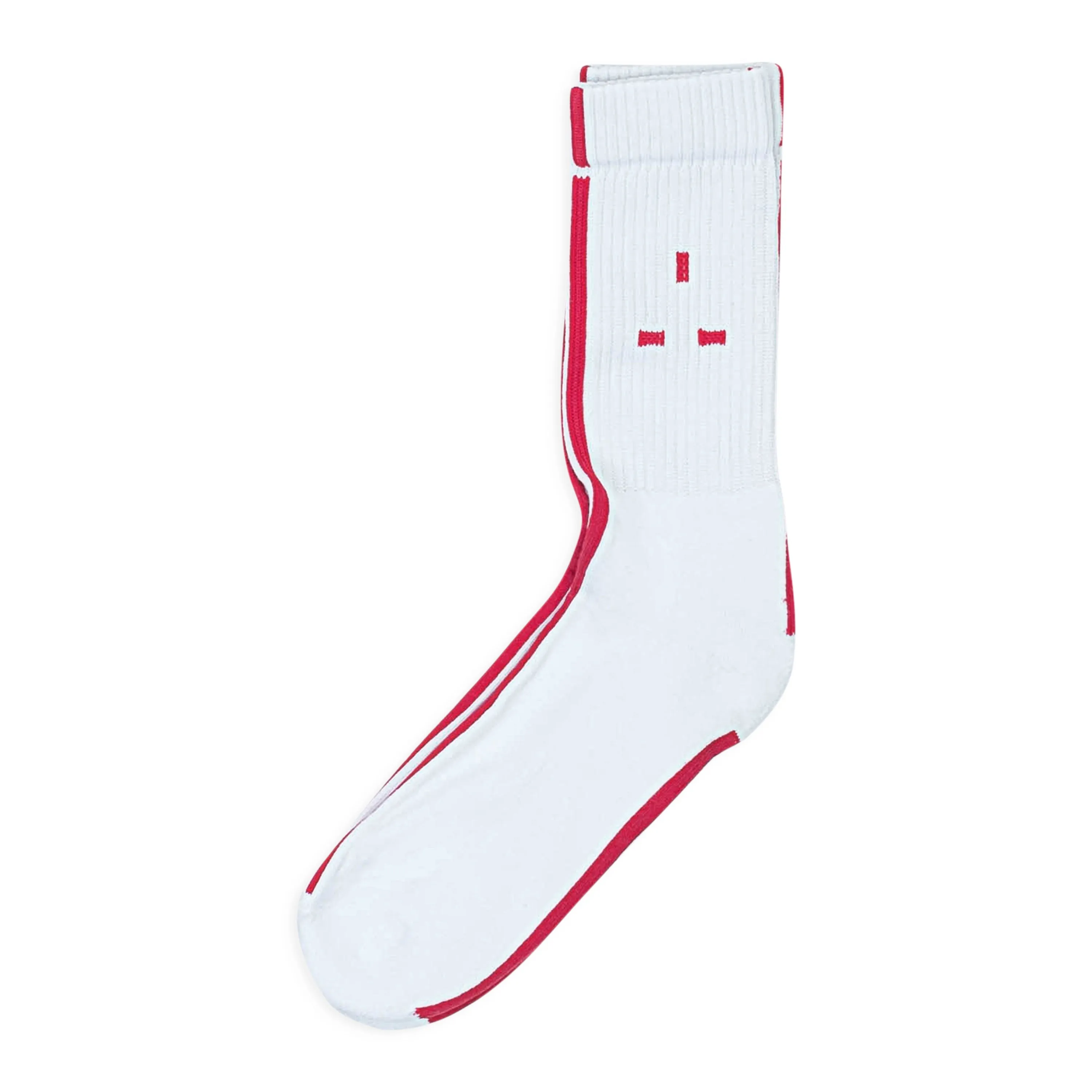 LOGO WEIß/ROTE SOCKEN