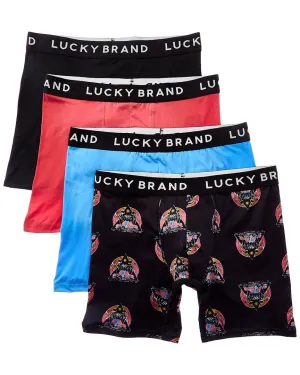 Lucky Brand 4er-Pack Essenzielle Weiche Boxershorts