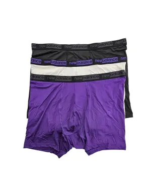 Herren 3er-Pack Sport Mesh Boxershorts in Schwarz/Eis/Prismenlila