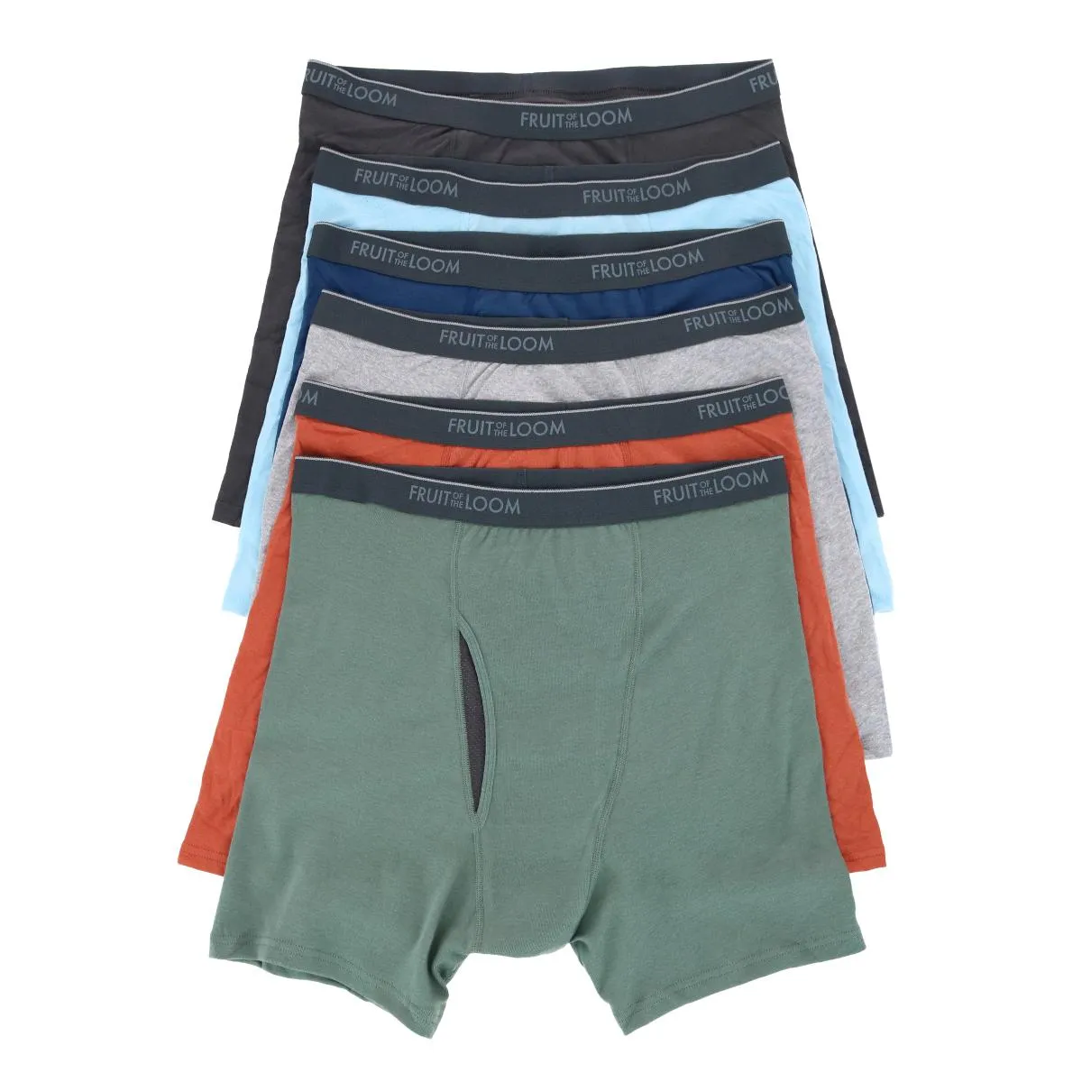 Herren Boxershorts Big und Tall Coolzone Fly (6er Pack)
