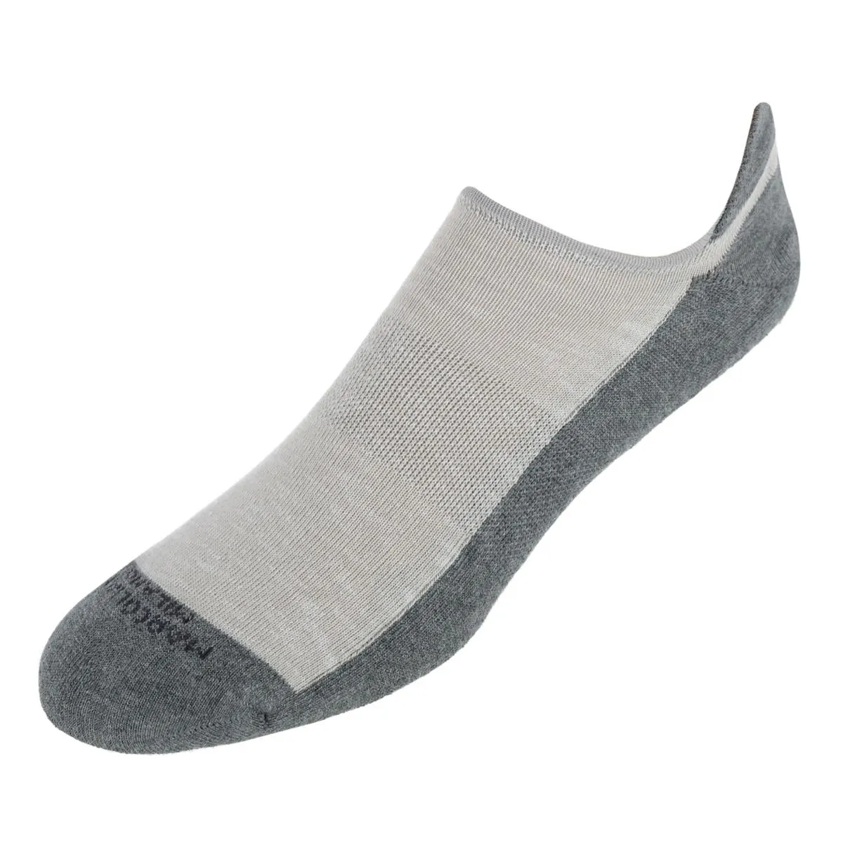 Herren gedämpfte zweifarbige unsichtbare Sneaker-Socken (1 Paar)