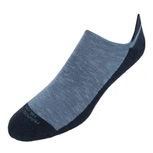 Herren gedämpfte zweifarbige unsichtbare Sneaker-Socken (1 Paar)