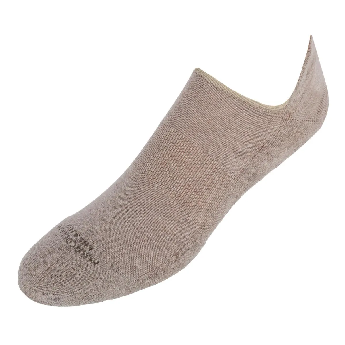 Herren gepolsterte einfarbige unsichtbare Sneaker-Socken (1 Paar)