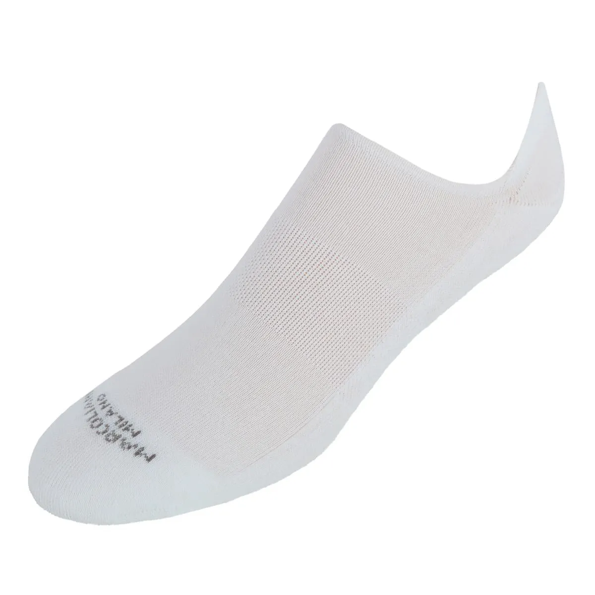 Herren gepolsterte einfarbige unsichtbare Sneaker-Socken (1 Paar)