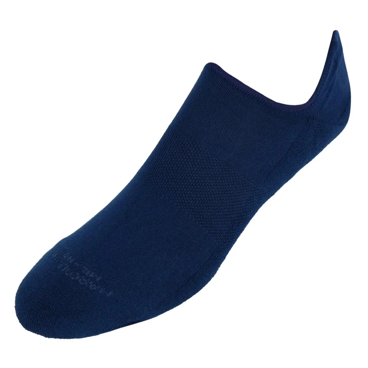 Herren gepolsterte einfarbige unsichtbare Sneaker-Socken (1 Paar)