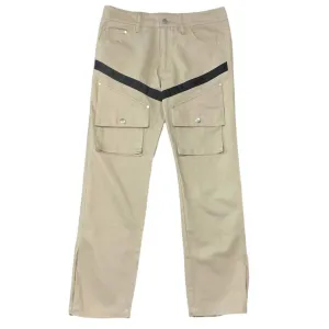 Herren Helix Cargohose Mit Streifen In Steinbraun